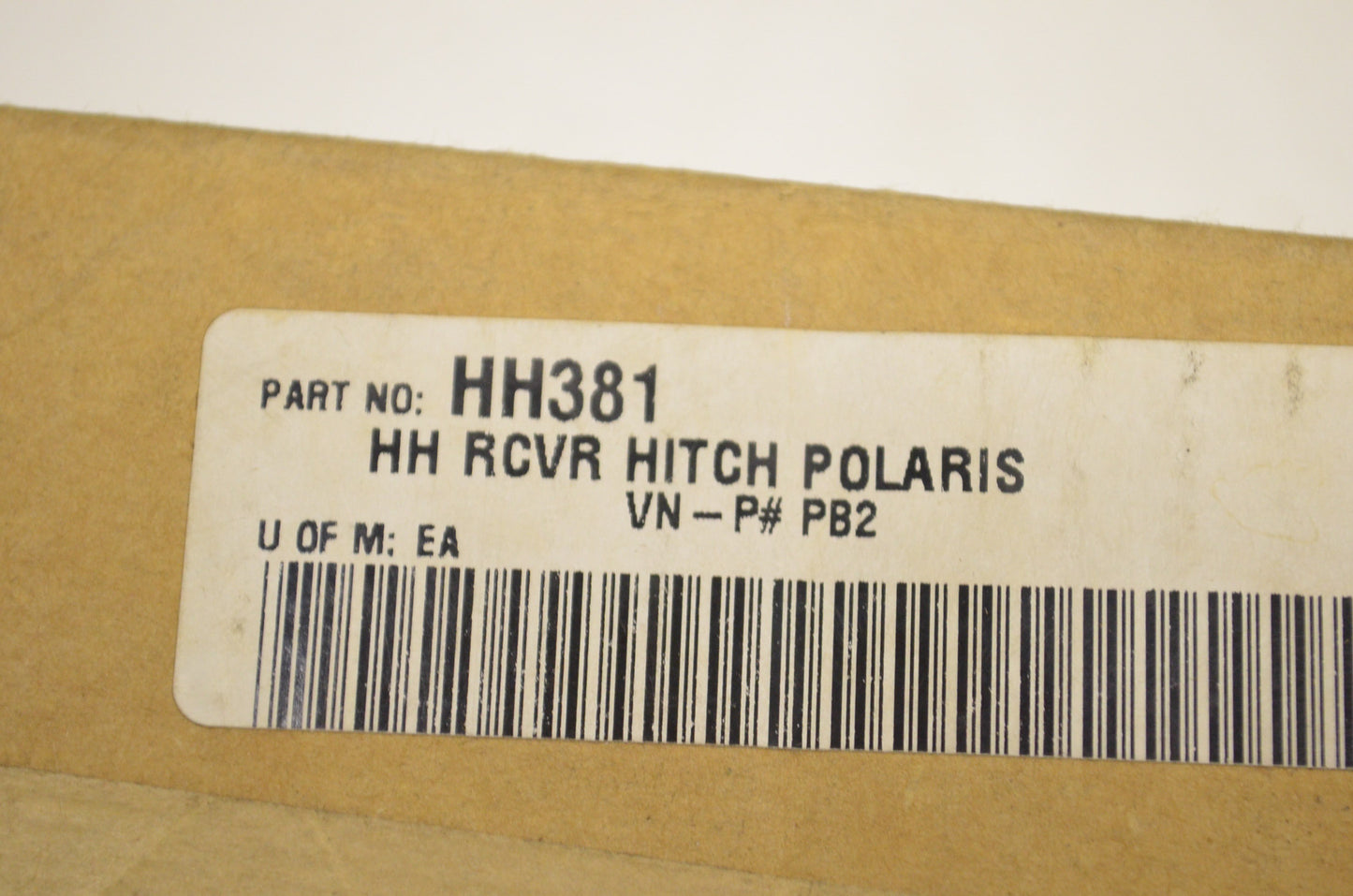 OEM Polaris HH381, PB2 Hitch Hopper Hitch Receiver NOS