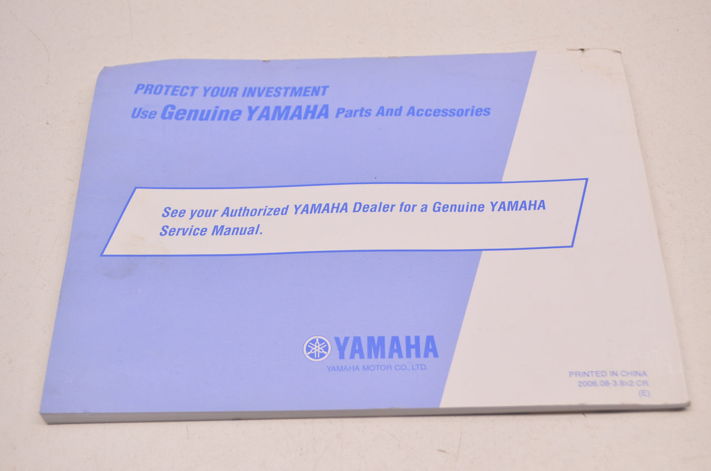 OEM Yamaha V Star 1300 XVS13AW Owner's Manual LIT-11626-20-42