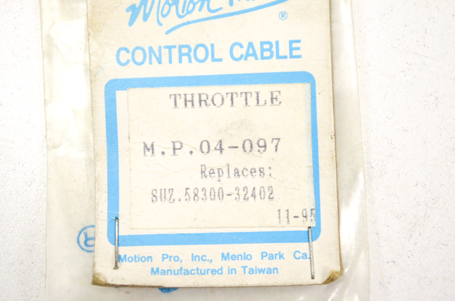 New Motion Pro Throttle Cable NOS