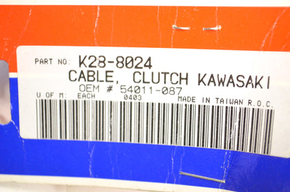Parts Unlimited K28-8024, 54011-087 Clutch Cable NOS
