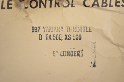 Larco Yamaha Throttle B Cable NOS