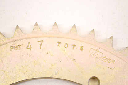 New PBI SR500  Sprocket 47 Tooth NOS