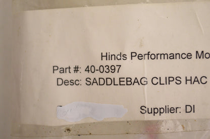 Aftermarket Saddlebag Clip Kit NOS