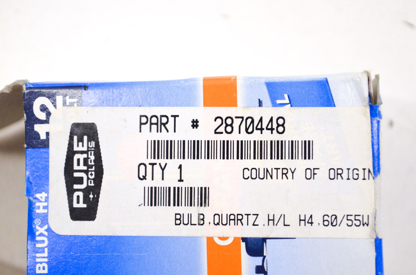 New Osram Bilux H4 12 Volt Halogen Bulb NOS