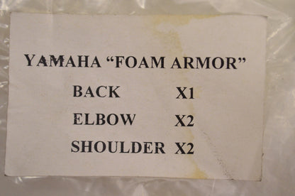 OEM Yamaha Foam Armor Back Elbow Shoulder NOS