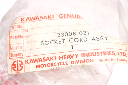 OEM Kawasaki 23008-021 Headlight Socket Assembly NOS