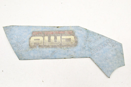 OEM Polaris 7174350 Right Hand "AWD" Rear Cab Decal NOS