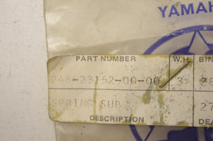 OEM Yamaha 248-23152-00-00 Sub Spring NOS