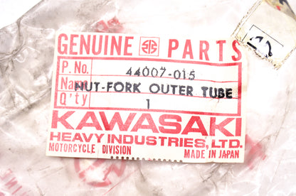 New OEM Kawasaki Fork Outer Tube Nut 44007-015 NOS