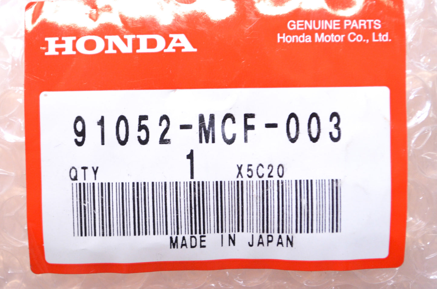 OEM Honda 91052-MCF-003 Bearing 6005 NOS