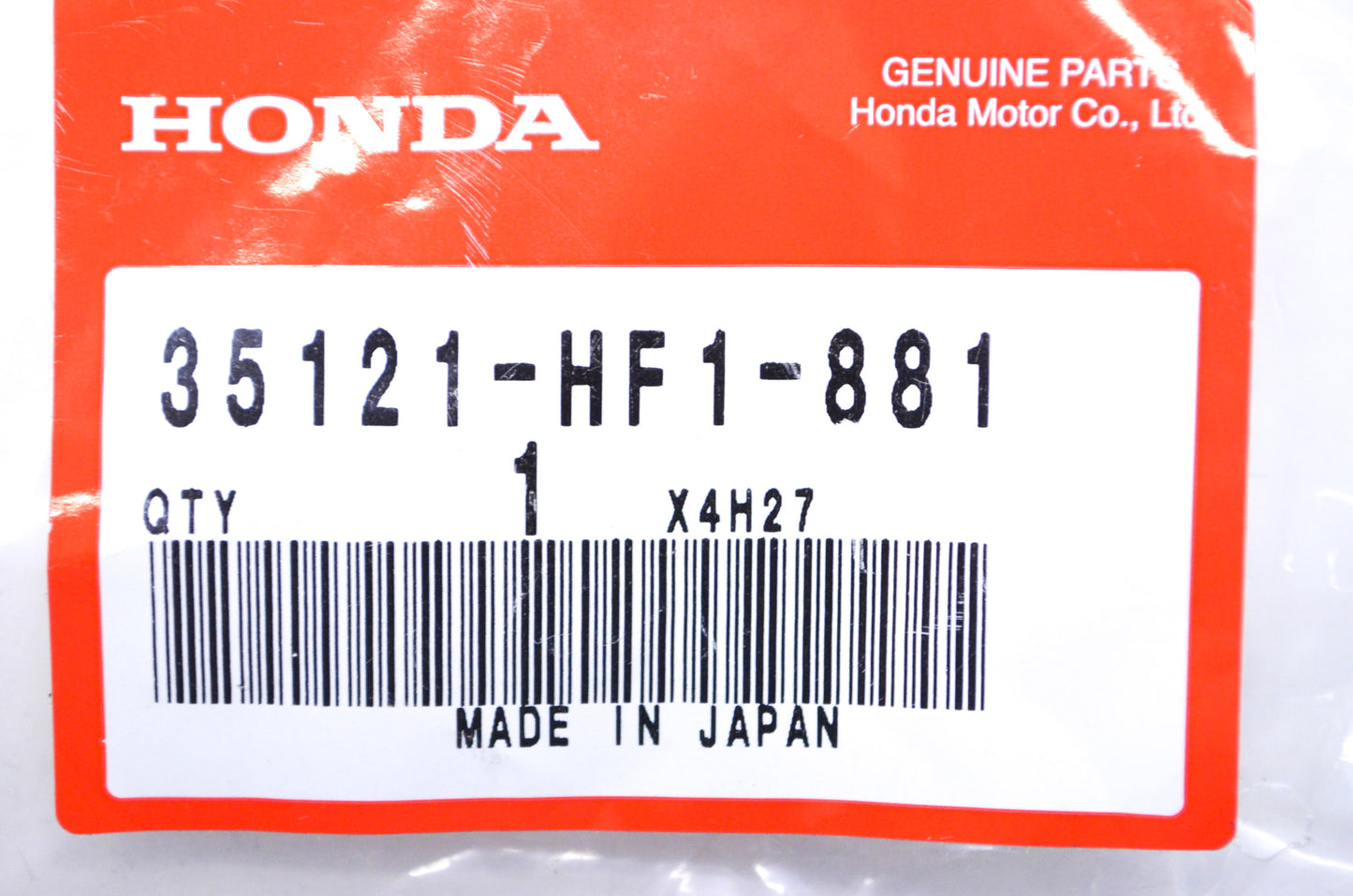 OEM Honda 35121-HF1-881 Blank Key Type 1 NOS