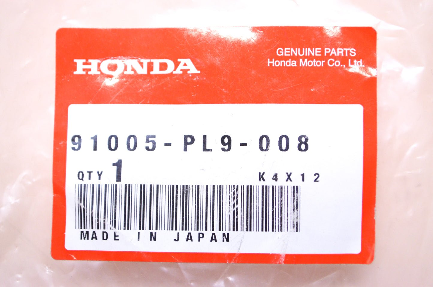 OEM Honda 91005-PL9-008 Ball Bearing (6009) NOS