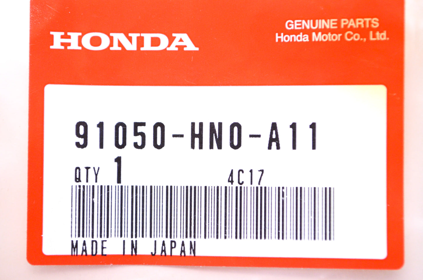 OEM Honda 91050-HN0-A11 Bearing 696ZZ NOS