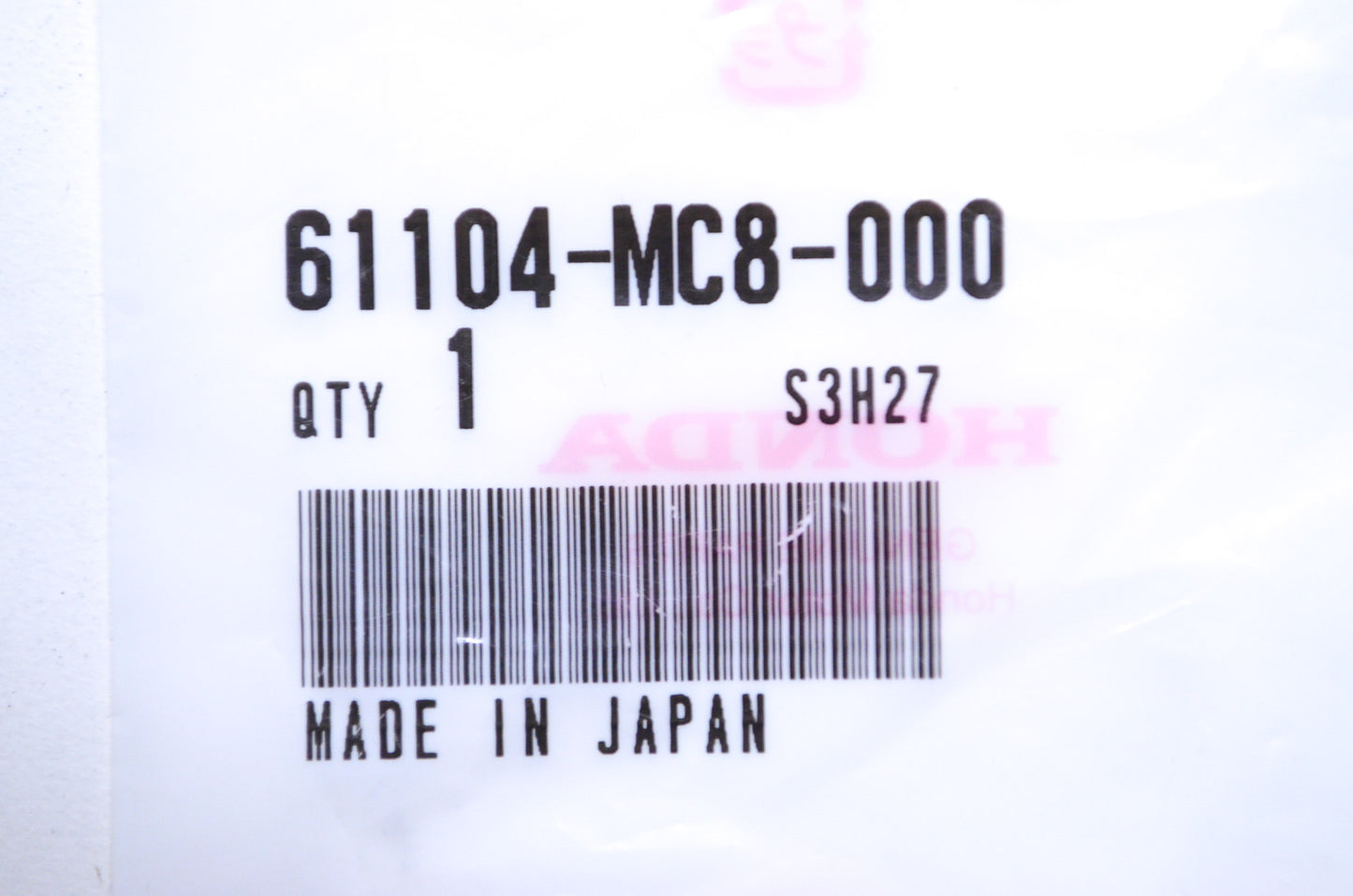 OEM Honda 61104-MC8-000 Front Ornament Collar Qty 2 NOS