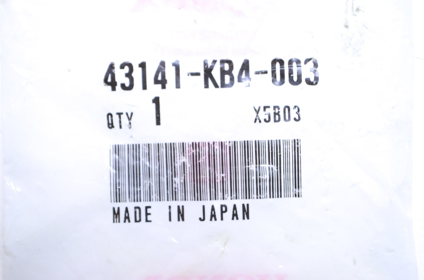 OEM Honda 43141-KB4-003 Rear Break Cam NOS