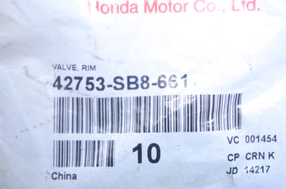 OEM Honda 42753-SB8-661 Rim Valve Qty 2 NOS
