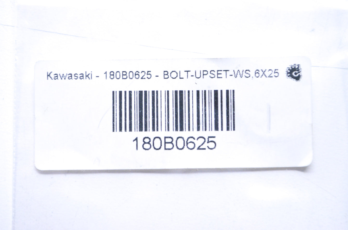 New OEM Kawasaki Upset Bolt 6x25 NOS