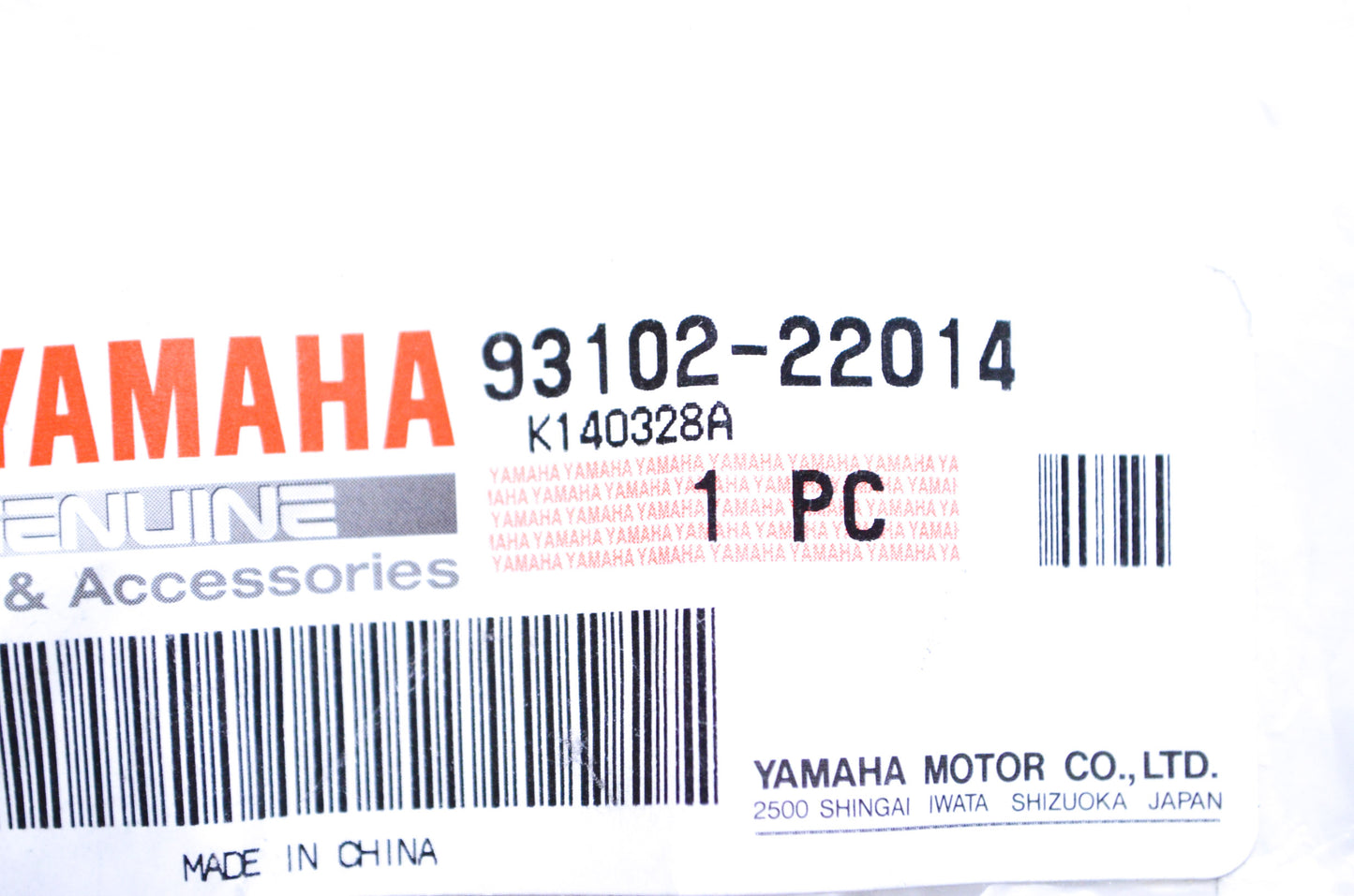 OEM Yamaha 93102-22014-00 Oil Seal Type SD NOS