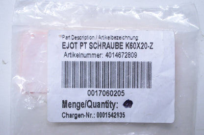OEM KTM 17060205 Plastic Screw K60x20 Qty 7 NOS