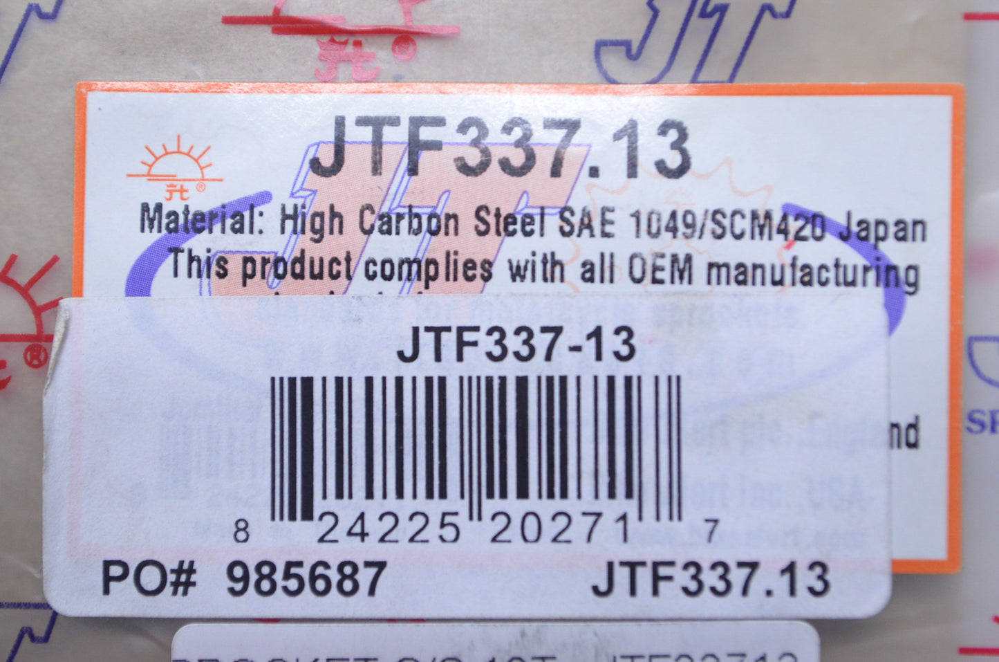 New JT 13T C/S Sprocket NOS