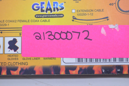 Gen X3 Coax Plug Battery Cord NOS