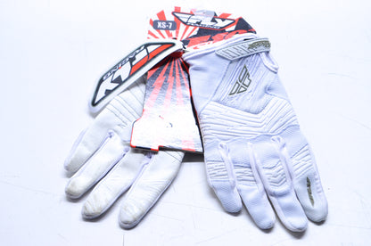 Fly Racing 363-12907 White XS F-16 Glove NOS