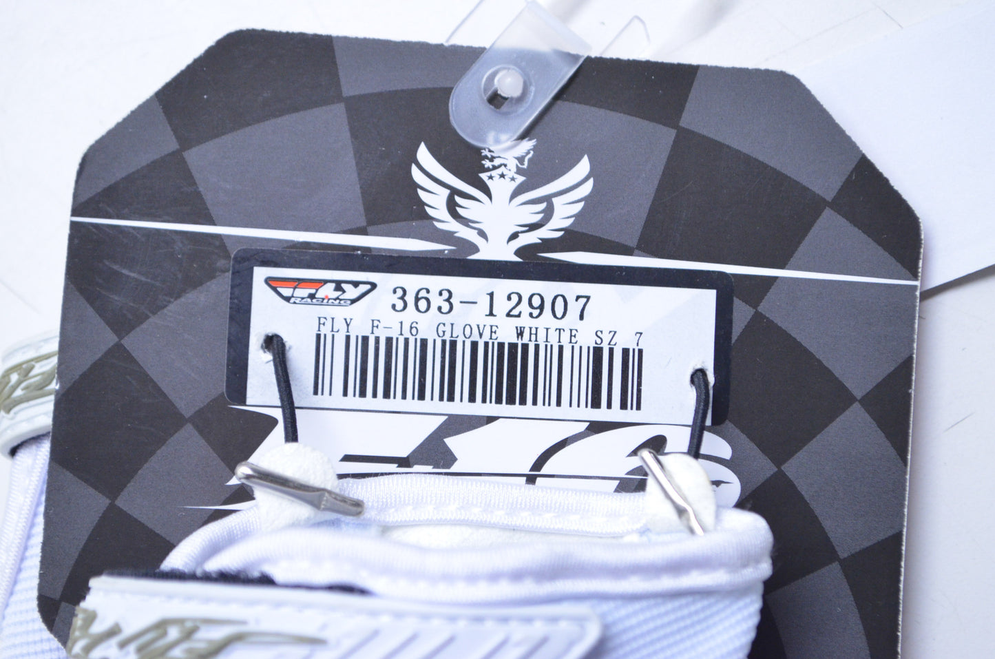 Fly Racing 363-12907 White XS F-16 Glove NOS