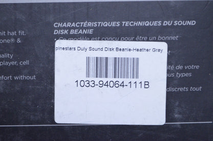 New Alpinestars Gray Sound Disk Beanie NOS