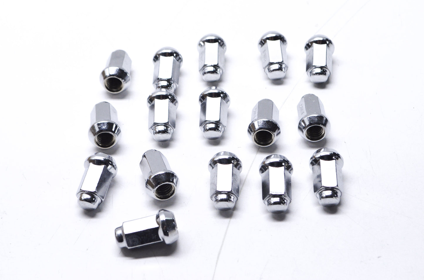 Chrome Lugnut 10MM/14MM Hex Qty 16 NOS