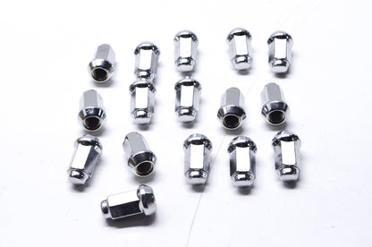 Chrome Lugnut 10MM/14MM Hex Qty 16 NOS
