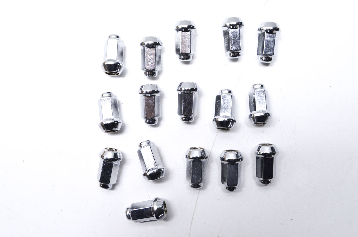 Chrome Lugnut 10MM/14MM Hex Qty 16 NOS