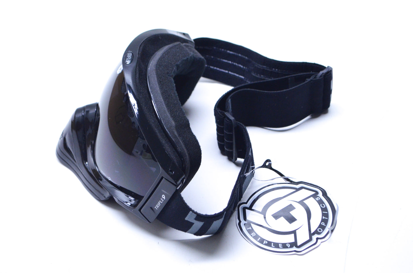 New Triple 9 Black/Grey Polarized Goggles NOS