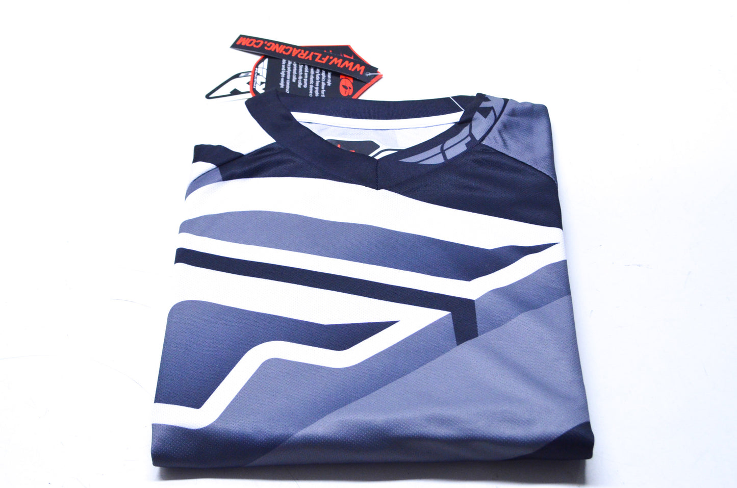 New Fly Racing Black/Grey/White L Jersey NOS