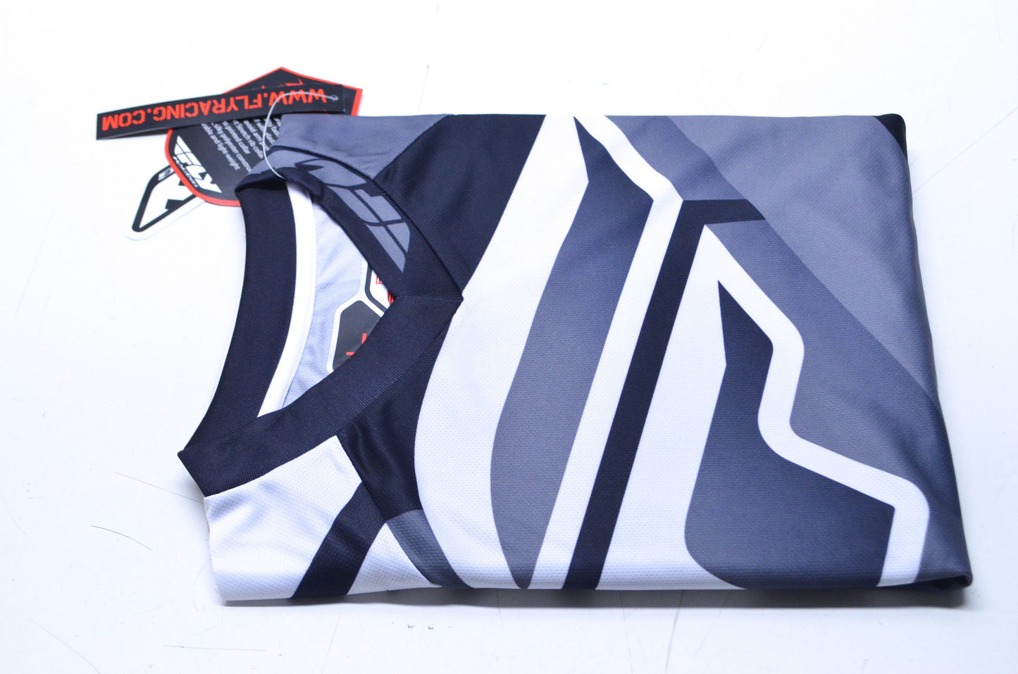 New Fly Racing Black/Grey/White L Jersey NOS