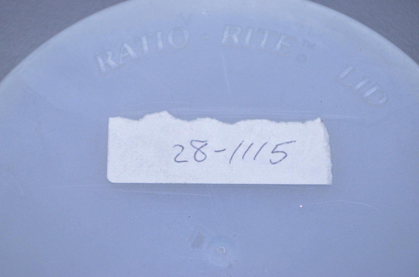 New Kam Tech Ratio-Rite Replacement Lid NOS