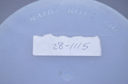 New Kam Tech Ratio-Rite Replacement Lid NOS