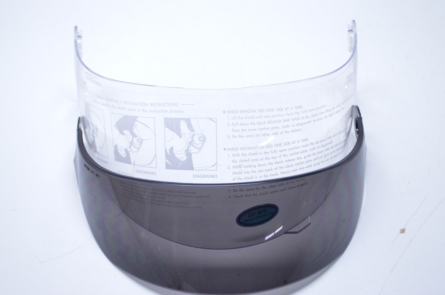 HJC 72-1083, 6980083, 894507-B Single Lens Shield & Flip Tint Lens NOS
