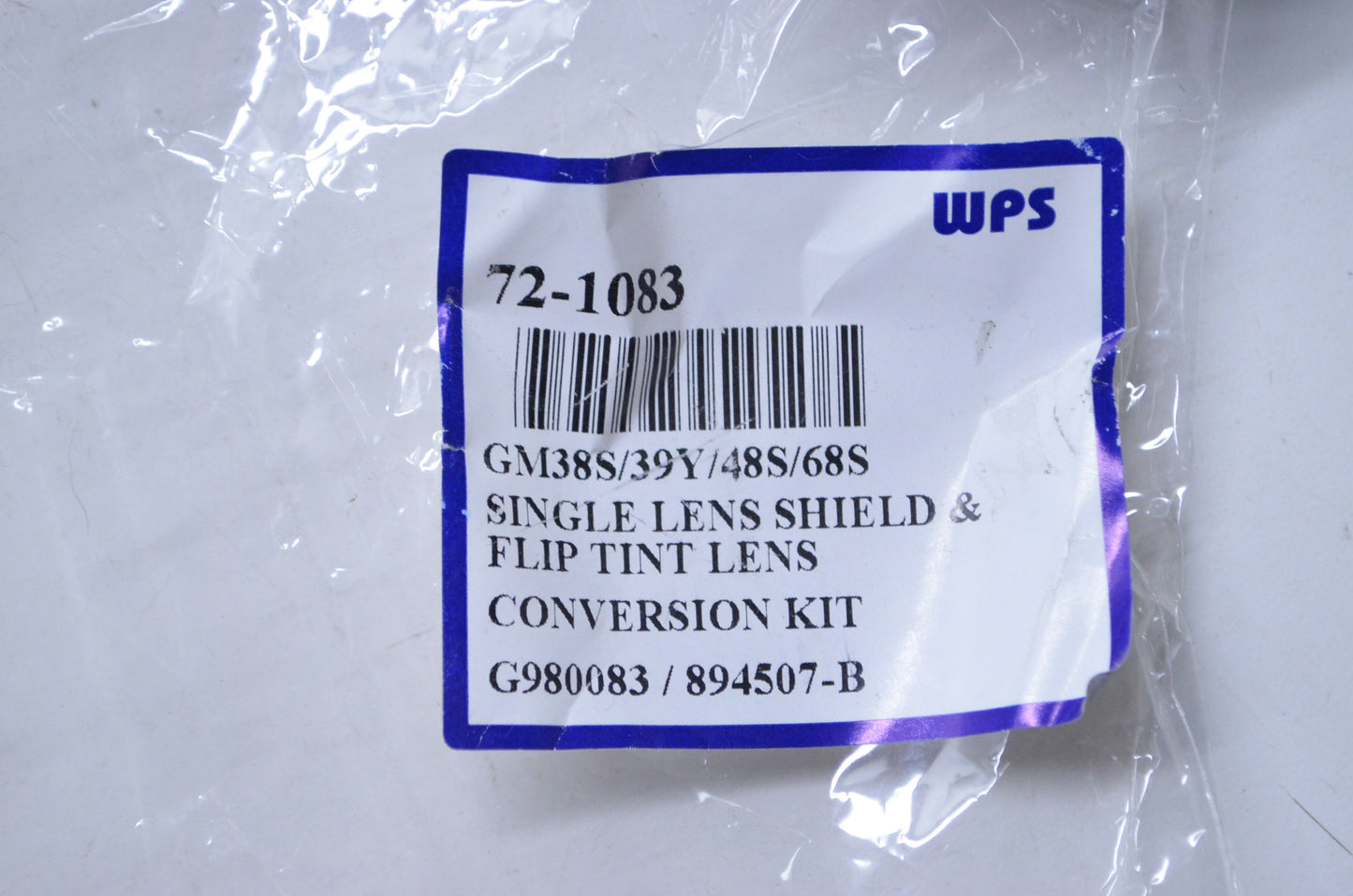 HJC 72-1083, 6980083, 894507-B Single Lens Shield & Flip Tint Lens NOS
