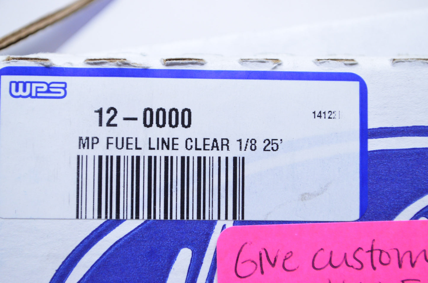 New Motion Pro 1/8 25' Clear Vent Hose NOS