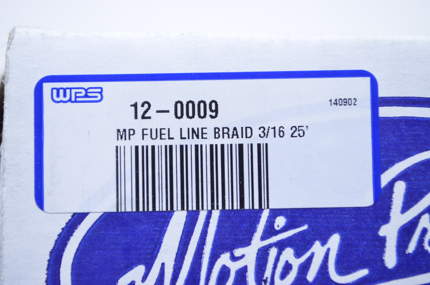New Motion Pro 3/16 12' Braided Vinyl Fuel Line NOS