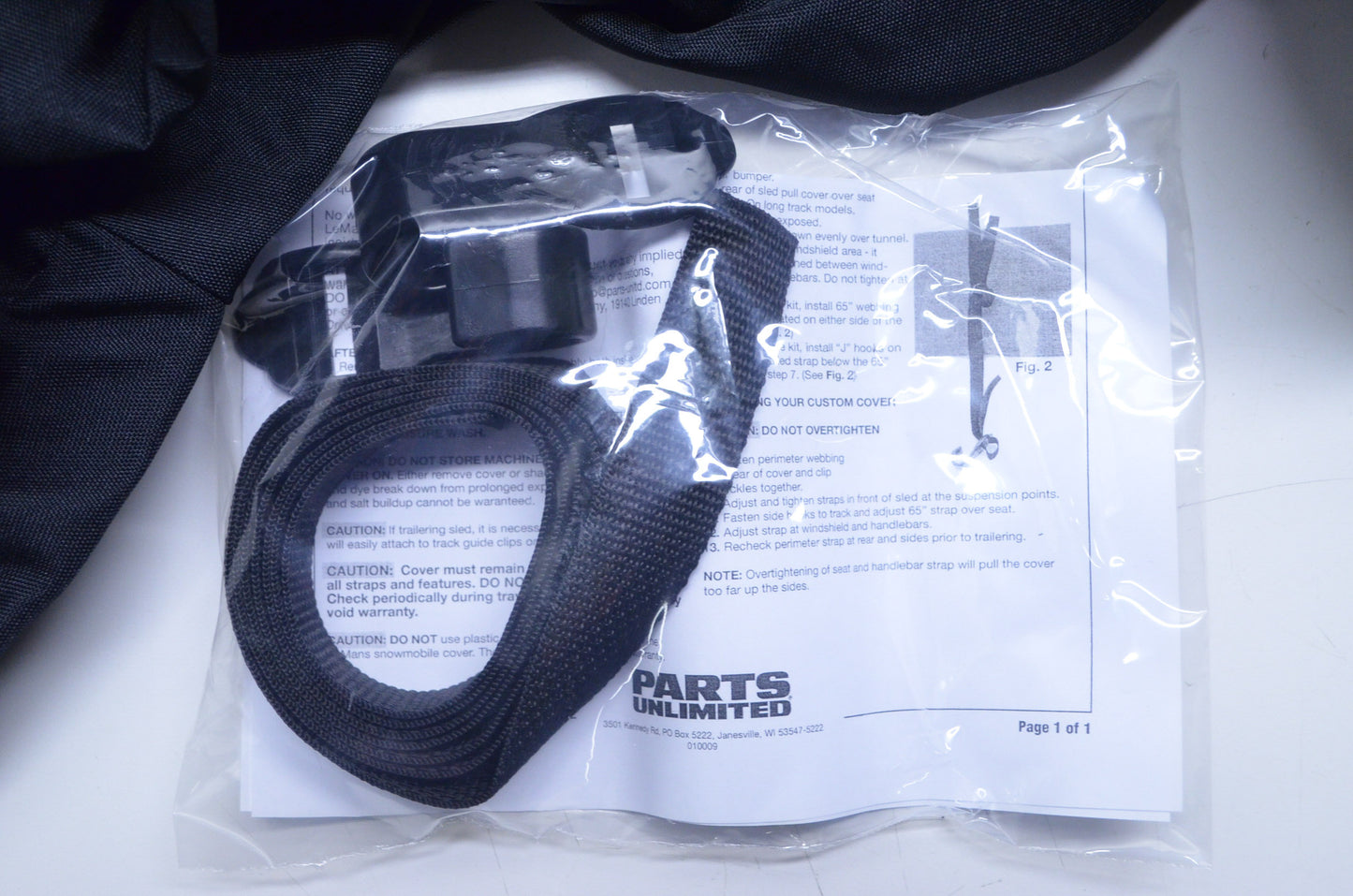 Parts Unlimited 40030090 Custom Fit Snowmobile Cover NOS