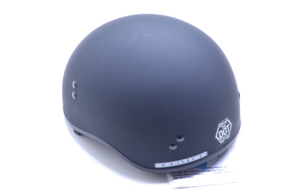 New GMAX Flat Black XS Half Helmet NOS