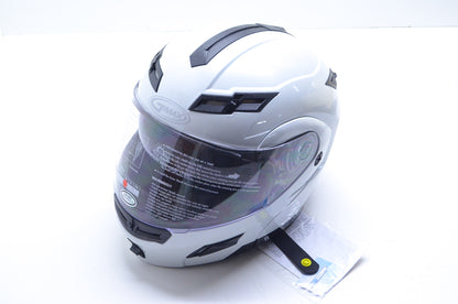 Gmax G1540085 White Medium Modular Helmet NOS