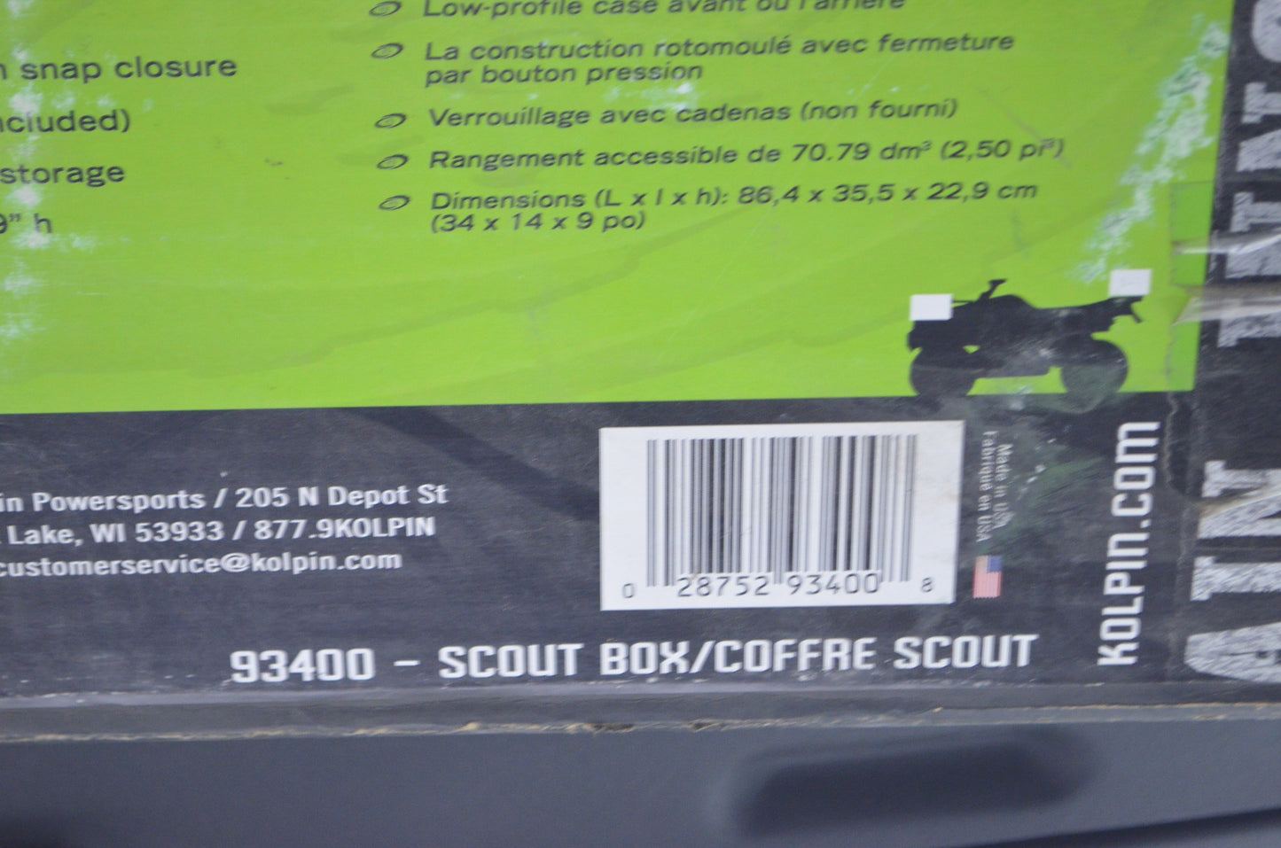 New Kolpin Scout Box NOS