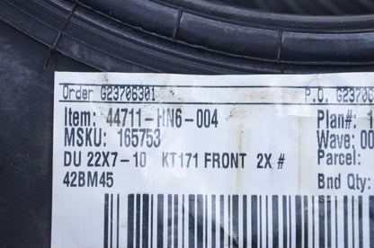 OEM Honda 44711-HN6-004 Front Tire 22x7-10 NOS