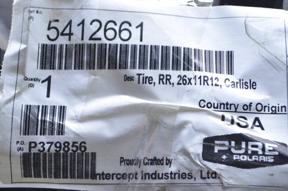 26x11R12 Rear Tire NOS