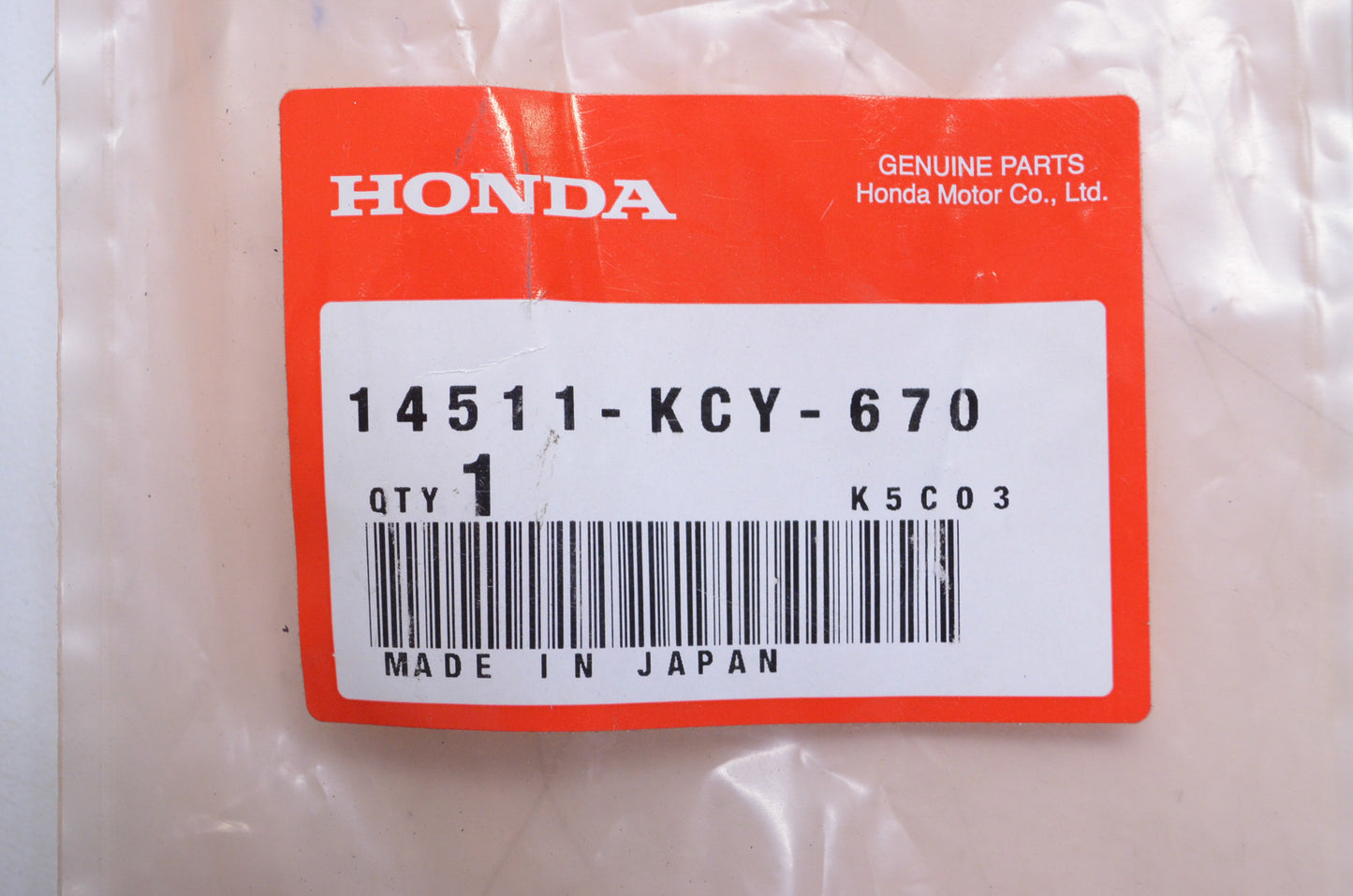 OEM Honda 14511-KCY-670 Cam Chain Tensioner NOS
