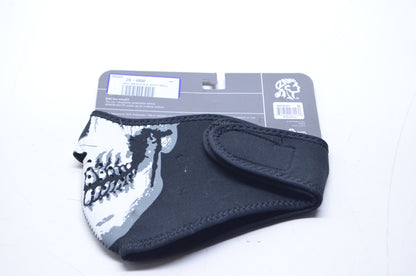 Black & White Skull Half Mask NOS