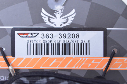 Fly Racing 363-39208 Black/ Gray Small Snow Switch Gloves