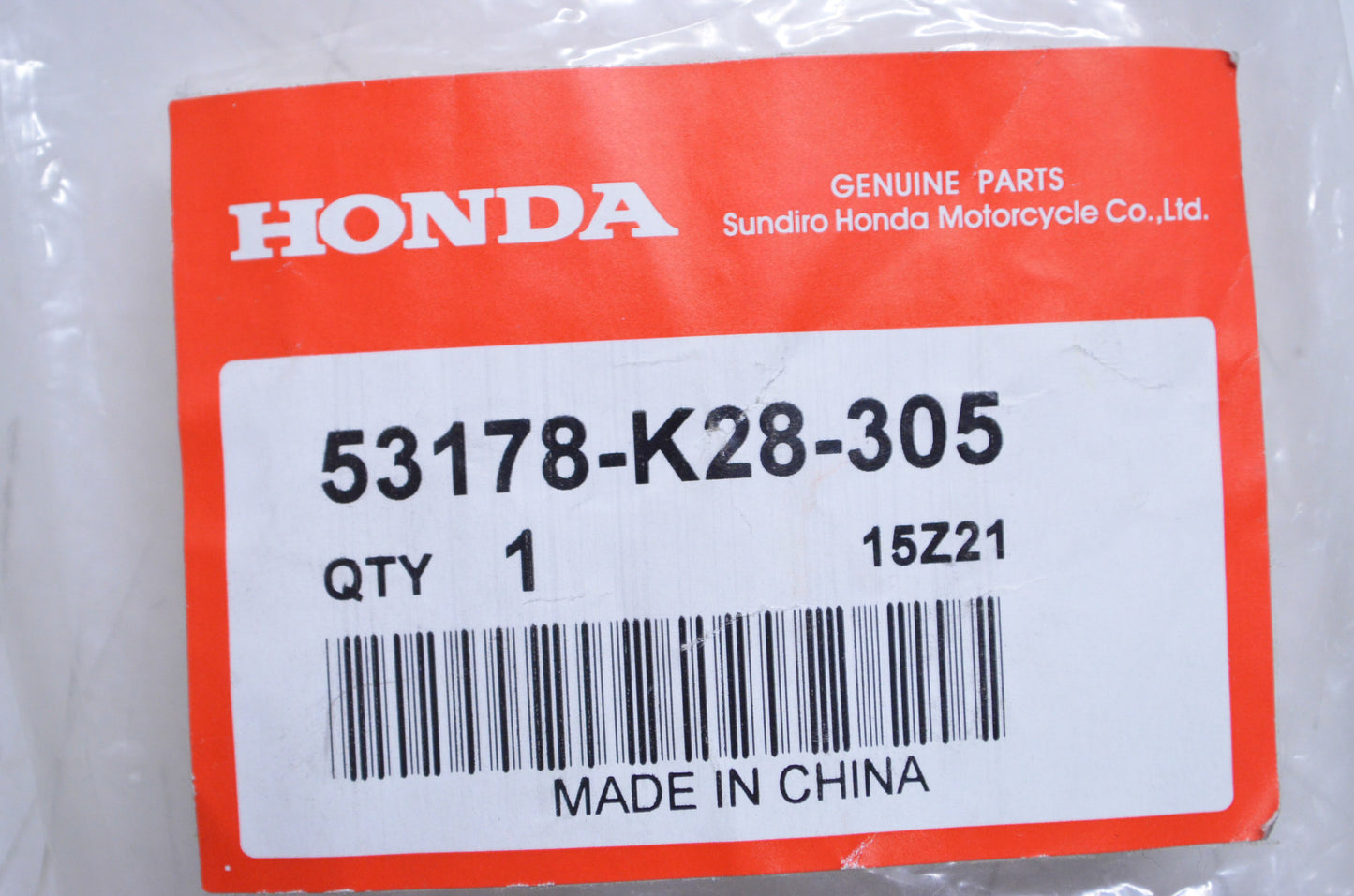 OEM Honda 53178-K28-305 Left Handle Lever NOS